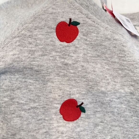 NWT Kate Spade Apple-embroidered Pullover size XS - Picture 9 of 10